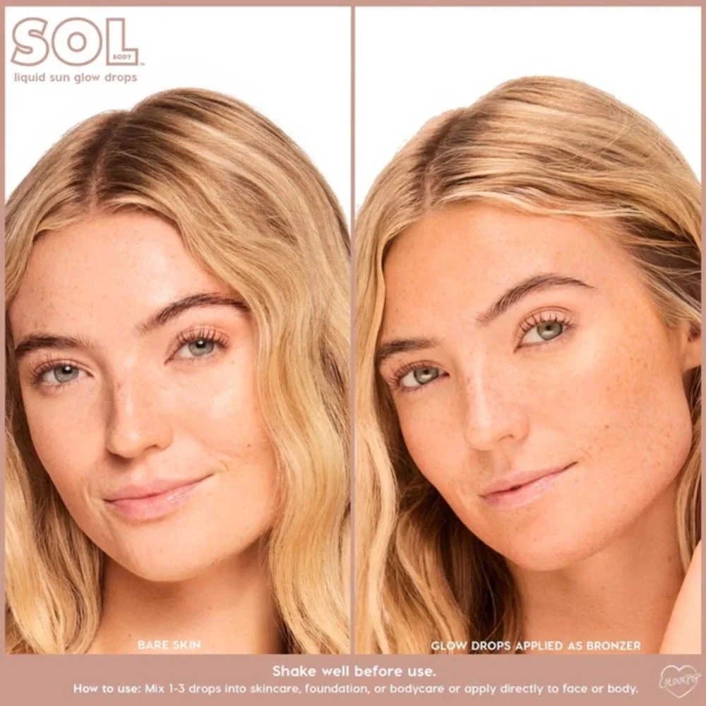 ColourPop Sol‎ Liquid Sun Glow Drops Full Size 1oz Face & Body Blendable Bronzer